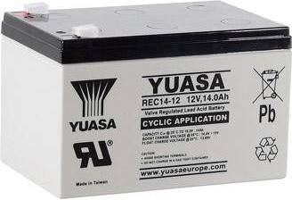 Actual product image Yuasa REC14-12 12V 14Ah AGM battery (12 V, 14 Ah)