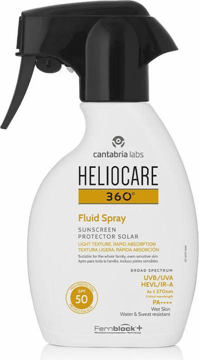 Produktbild Heliocare 360ao Fluid Spray Spf50 250ml (Sonnenspray, SPF 50, 250 ml)