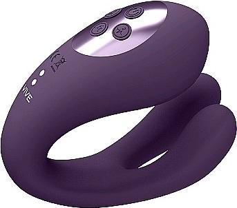 Actual product image Shots Yoko - Triple Action Vibrator Dual Prongs with Clitoral Pulse Wave