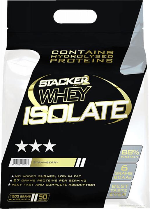 Actual product image Stackers Stacker2 Whey Isolate Protein (Strawberry, 1500 g)