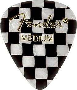 Actual product image Fender 351 Checker picks, medium (12) (12 x)