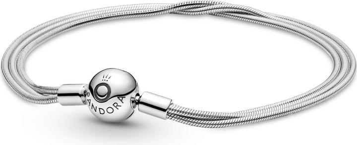 Produktbild Pandora Armband Moments Multi Snake Chains (19 cm, Sterling Silber 925)