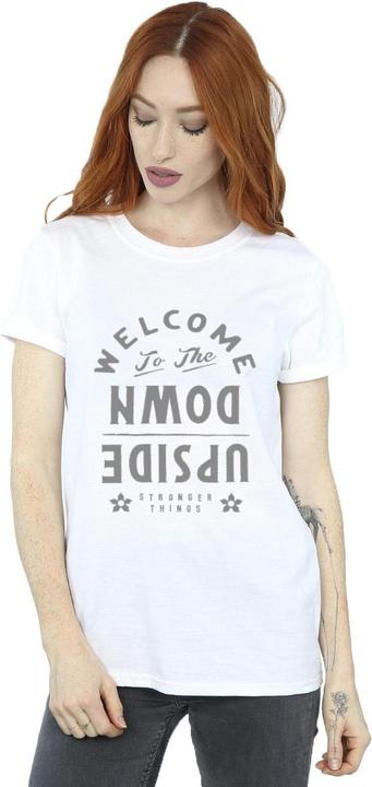 Immagine prodotto Netflix Stranger Things Welcome To Upside Down Maglietta Ampia Donna (XL)