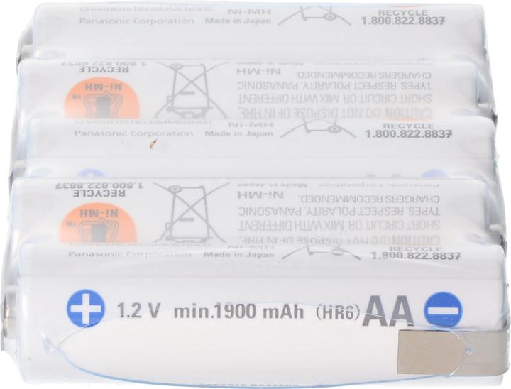 Produktbild Sanyo Akku Eneloop F1x5 5/BK-3MCCE mit Lötfahne (6 V, 1900 mAh)
