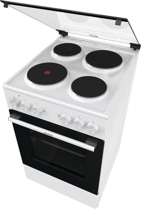 Produktbild Gorenje GE5 A22 WH ws Standherd A 50cm 4Kochplatten 70L 6Heizarten