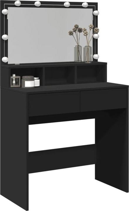 Actual product image VidaXL Dressing table with LED lighting (80 x 41 x 134.5 cm)
