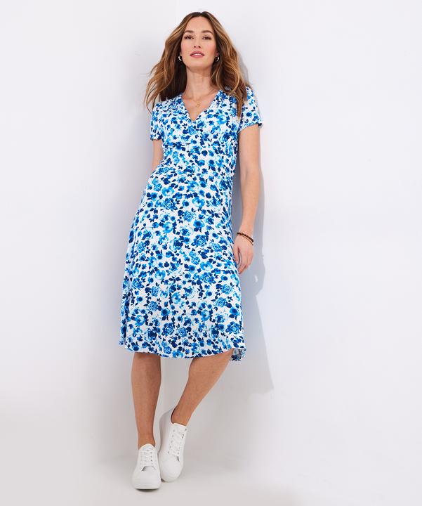 Actual product image Joe Browns Delicate Floral Wrap Dress (38)
