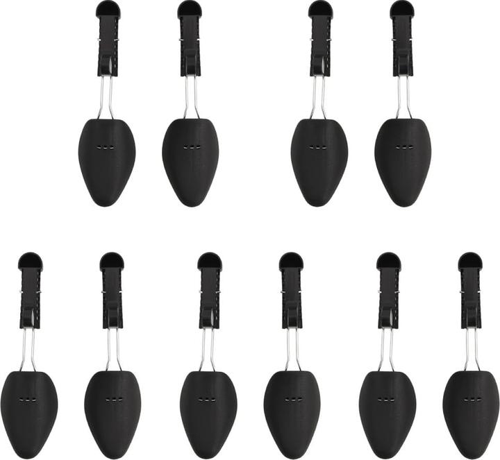 Image du produit VidaXL Embauchoirs 5 paires Noir UE 35-38 Plastique,Couleur (36, 10 x)