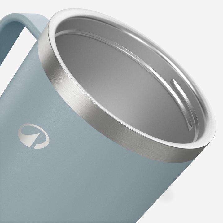 Actual product image Quechua Tasse isolierend Edelstahl Camping Wandern Trekking - Mug 900 0,35 l blau