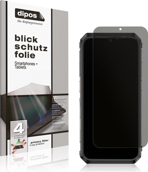 Actual product image Dipos Screen Protector 4-Way Privacy (1 Piece, Ulefone Armor 18T)