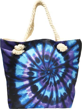 Produktbild Bekos Batik - Shopper mit Kordelgriffe - Im tiefen Mee
