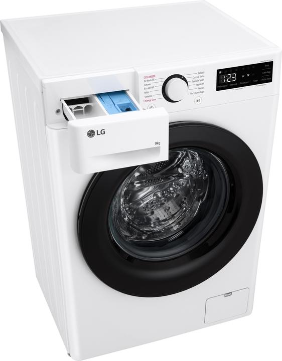 Actual product image LG F2R3S09NSWB Washing machine 9Kg AI DD Class (9 kg, Left)