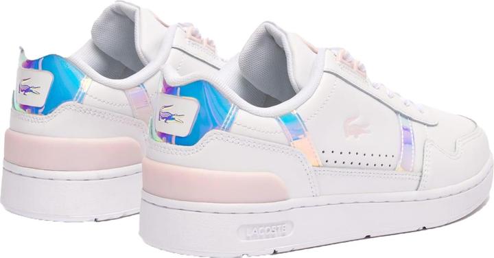 Actual product image Lacoste Womens/Ladies T-Clip Leather Trainers (39)