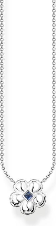 Image du produit Thomas Sabo Chaîne Fleur avec pierre bleue argent (Émail, Argent 925, 40 - 45 cm)