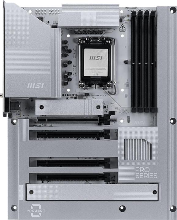 Image du produit MSI PRO Z890-S WIFI PZ (LGA 1851, Intel Z890, ATX)