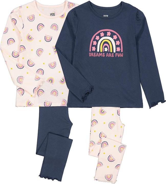 La Redoute Collections 2er-Pack Pyjamas mit Regenbögen