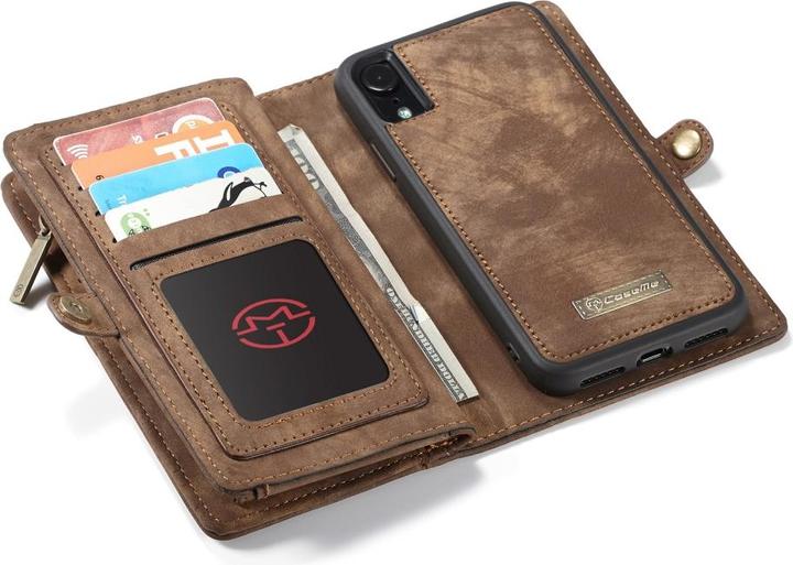 Produktbild Caseme Apple iPhone XR Echtleder Portemonnaie Karten Hülle (Apple iPhone XR)