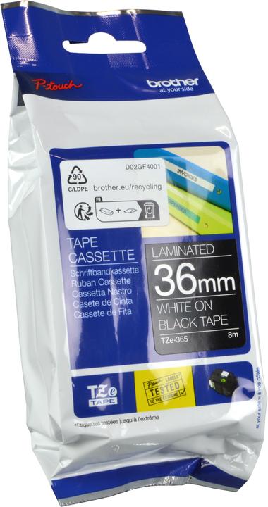 Immagine prodotto Brother Tze-365 (3.60 cm, Bianco, Nero)