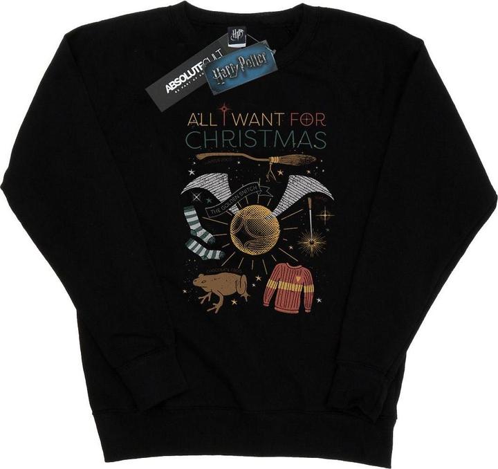 Actual product image Womens/Ladies All I Want For Christmas Sweatshirt (XXL)