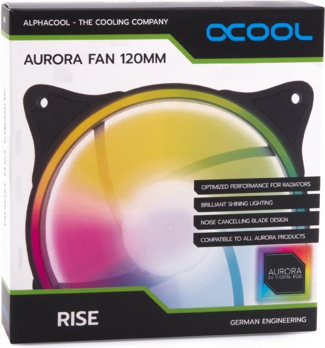 Image du produit Alphacool Ventilateur PWM Rise Aurora (120 mm, 1 x)