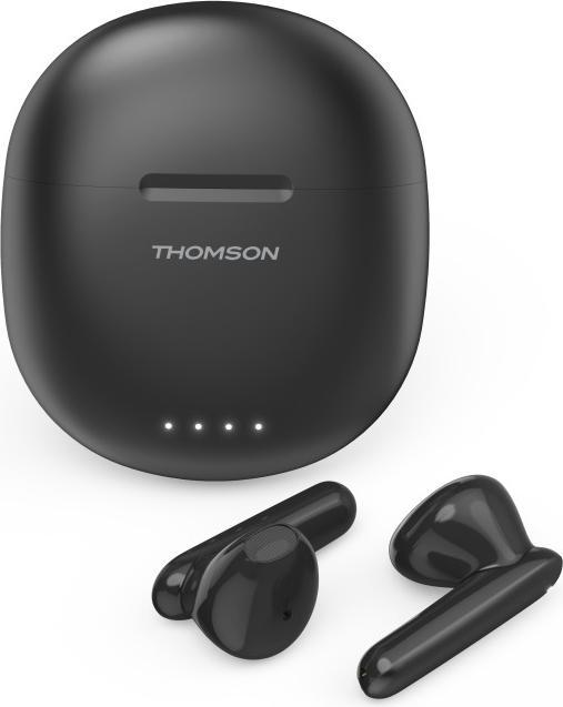 Produktbild Thomson WEAR77032BK Bluetooth®-Kopfhörer, Earbuds, TWS, Mikrofon, Schwarz (5 h, Kabellos)