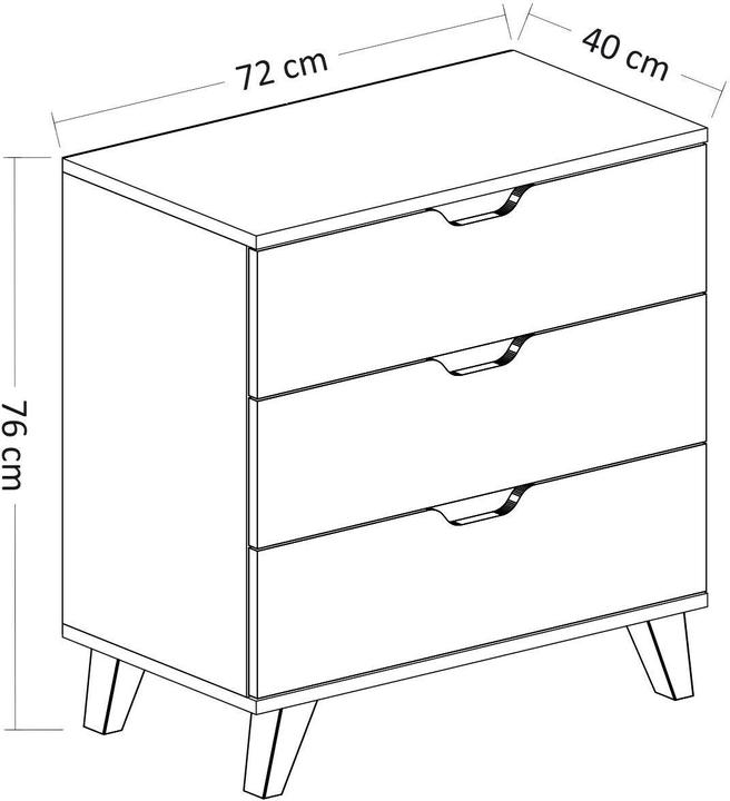 Image du produit Homitis Loretta (72 x 40 x 76 cm)