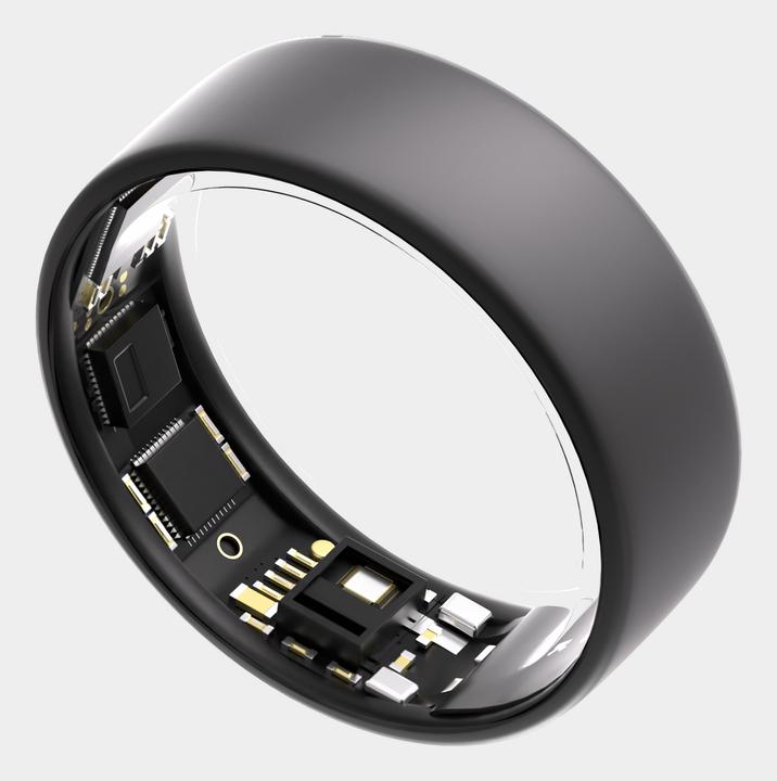Actual product image Ultrahuman Ring Air- Size-08- Matt Grey (8, Grey Mat)
