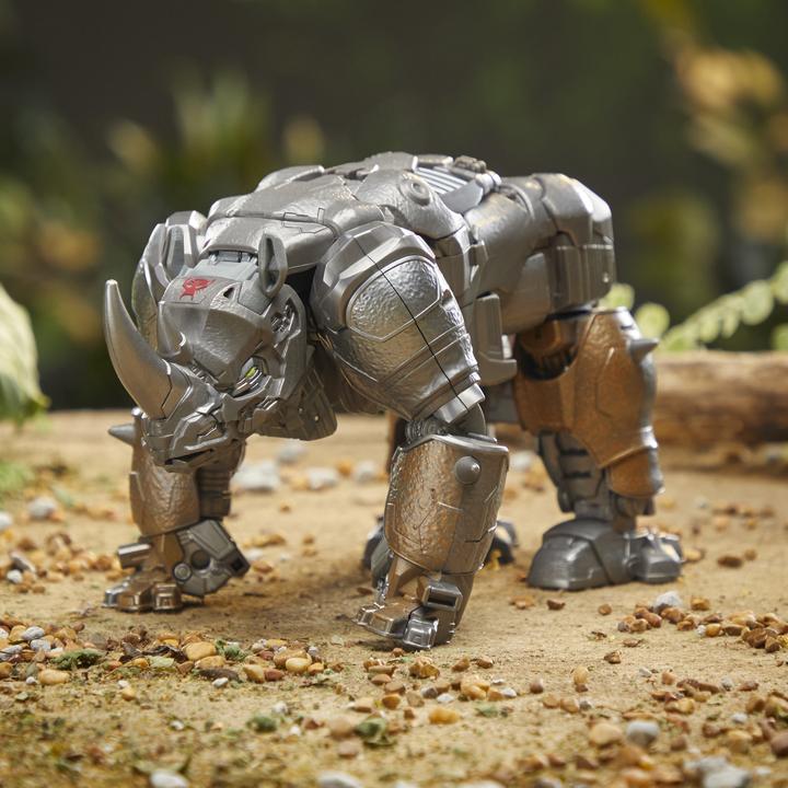 Actual product image Transformers Rise of the Beasts Smash Changer Rhinox
