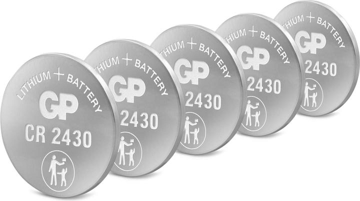 Immagine prodotto GP Batteries Batteria CR2430 - 5 pezzi (5 pz., CR2430, 300 mAh)