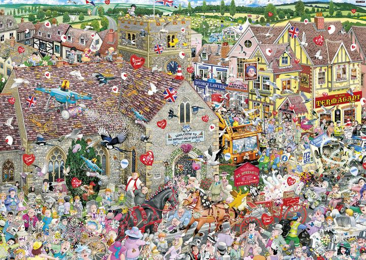 Actual product image Gibsons Puzzle I Love Weddings 1000 pieces (1000 pieces)