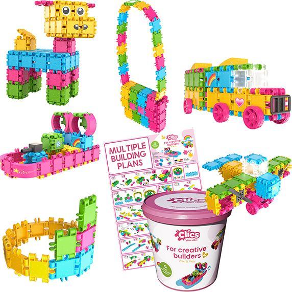 Image du produit Clics Building Blocks - Jeu de construction pailleté 8in1