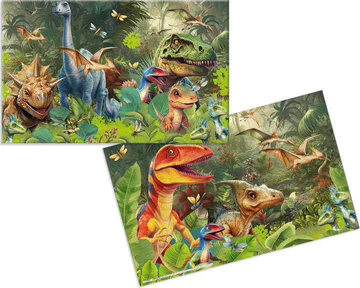 Produktbild Herma 3 Schreibtischunterlagen Karton Dino World (55 x 35 cm)