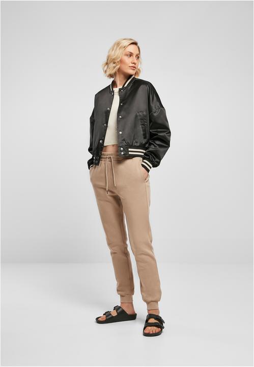 Actual product image Urban Classics College jacket Ladies Short Oversized Satin - 100945 (L)
