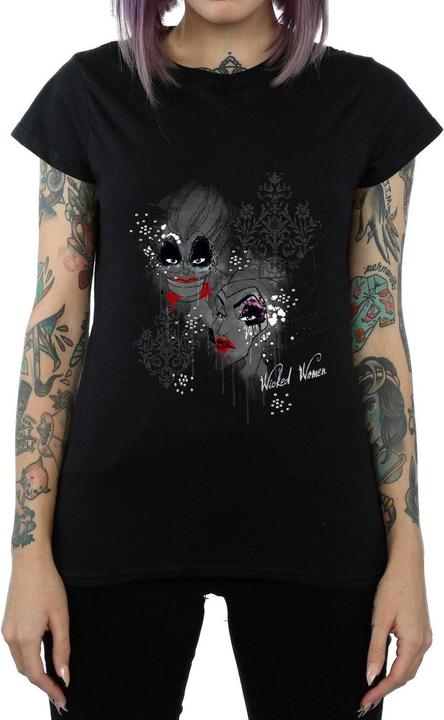 Disney Womens/Ladies Wicked Villains Cotton T-Shirt (XXL)