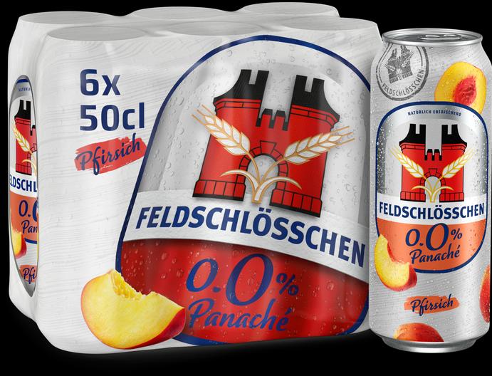 Actual product image Feldschlösschen Peach (6 x 50 cl)