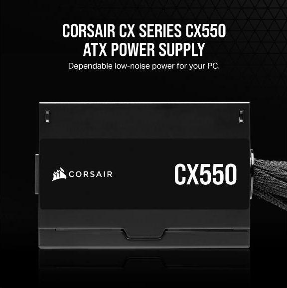 Actual product image Corsair CX550 (550 W)