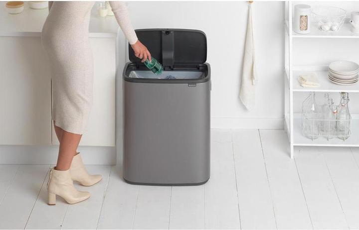 Image du produit Brabantia Seau de recyclage Bo Touch (60 l)