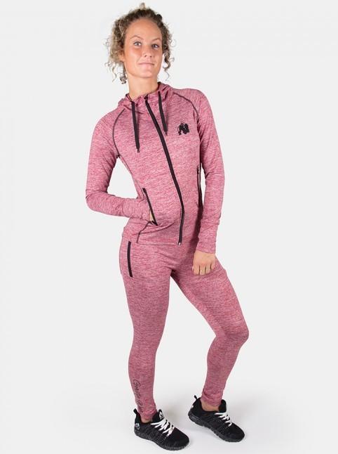 Image du produit Gorilla Wear Sweat à capuche zippé Shawnee rouge mixte (S)