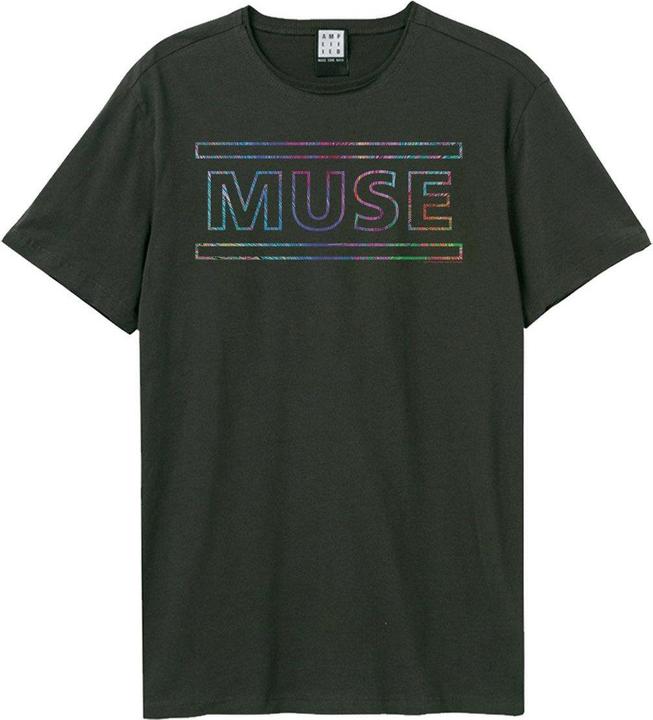 Immagine prodotto Amplified Rainbow Logo Maglietta Muse Adulto Unisex (XXL)
