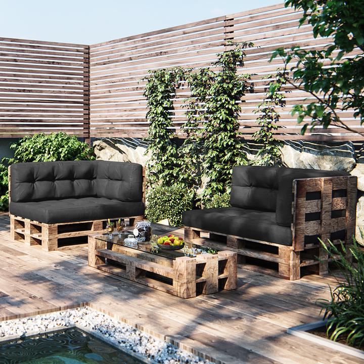 Immagine prodotto Vicco Palettenkissen Set (120 x 80 x 15 cm, 120 x 40 x 20 cm, 60 x 40 x 20 cm)
