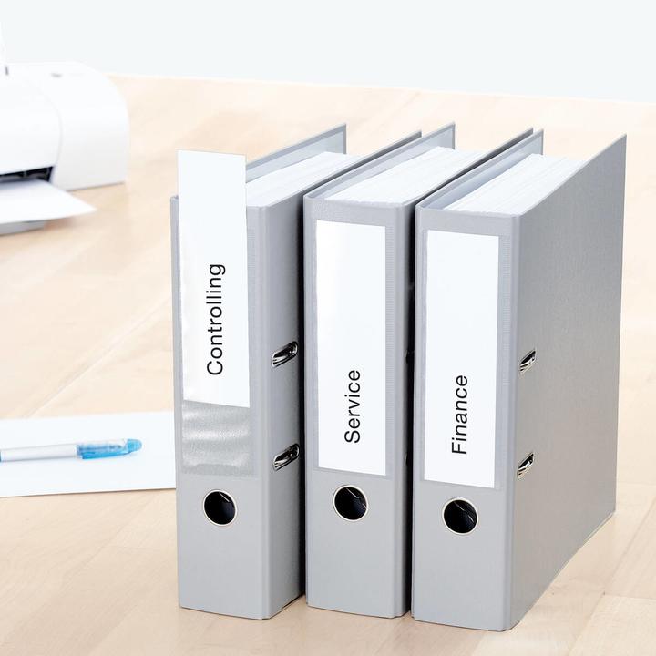 Actual product image Herma Folder spine labels A4