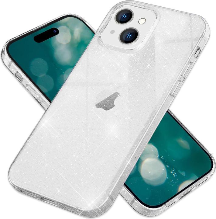 Produktbild Nalia Klare Glitzer Silikon Hülle (Apple iPhone 15)