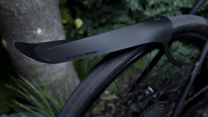 Actual product image Ass Savers Win Wing 2 Gravel Stealth (Rear mudguard)