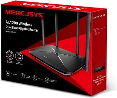 Actual product image Mercusys AC12G WLAN Router Gigabit Ethernet Dual-Band (/5 GHz)