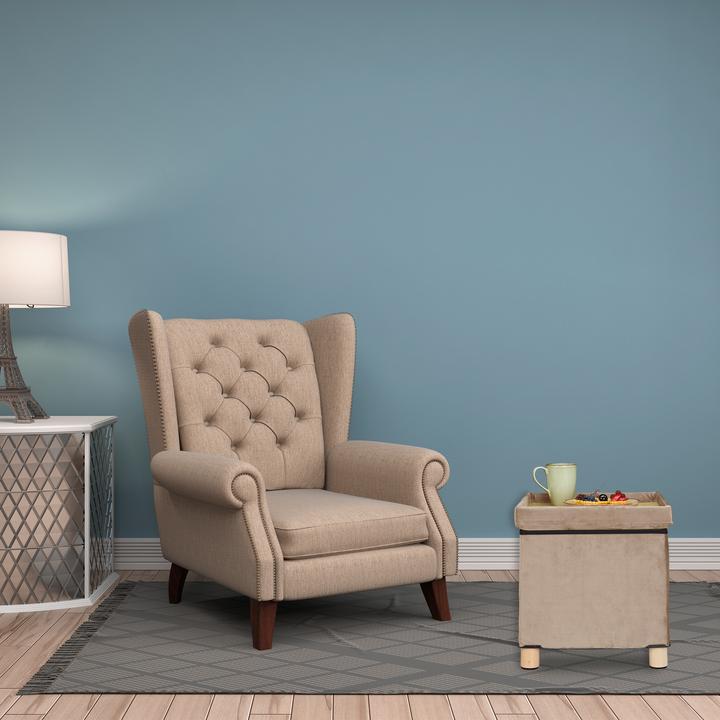 Image du produit Relaxdays Tabouret en velours