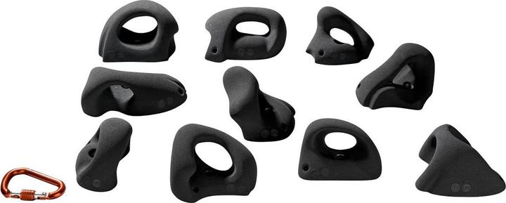 Produktbild Entre Prises Klettergriffe Essential Jugs XL ehemals Grab It II (Schwarz)