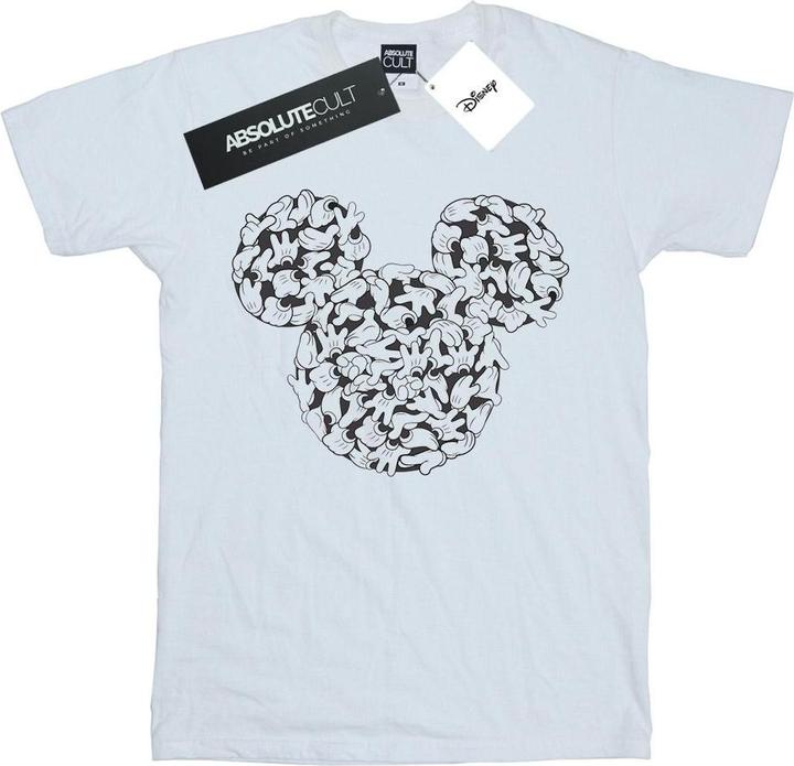 Immagine prodotto Disney Mickey Mouse Head Of Hands Maglietta Ampia Donna (4XL)