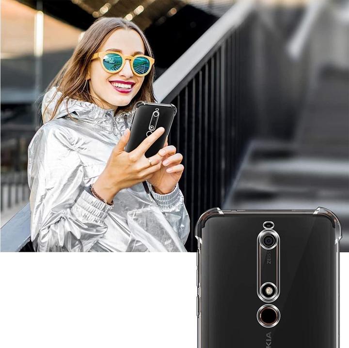 Immagine prodotto Screenguard Nokia 6.1 Crystal Soft Airbag Bumper (Nokia 6.1)