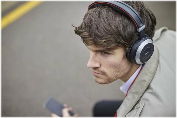 Actual product image Jabra Evolve 80 (Cable, USB-A)