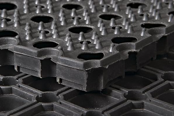 Actual product image kaiserkraft Ring rubber mat (80 x 120 cm)